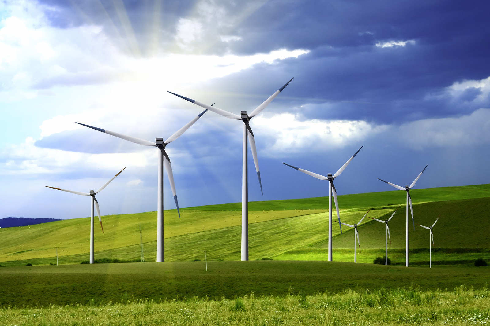 Power generating windmills